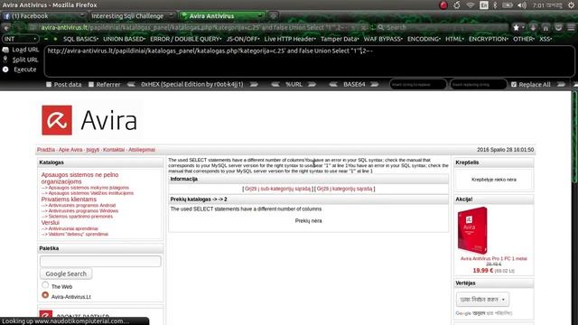 Hexed based routed query sql injection (challenge solution) смотреть онлайн
