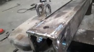 Ремонт аутригера на JCB4CX