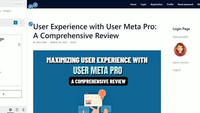 WordPress Widgets User Meta Pro | WordPress Tutorial смотреть онлайн