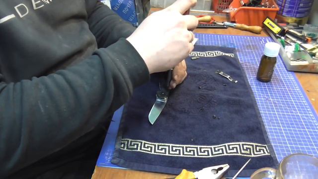 Восстановление убитого ножа Ontario RAT1. Ручная заточка на водных камнях. смотреть онлайн