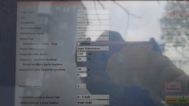 Hyundai Accent 1998 2ohm Lpg Pistonlu Enjektör Uygulaması Obd2 Cihazı Ile Atiker LPG Ayarlama