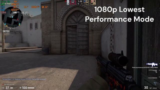 Counter Strike:Global Offensive on i5 1135g7 Iris Xe Graphics смотреть онлайн