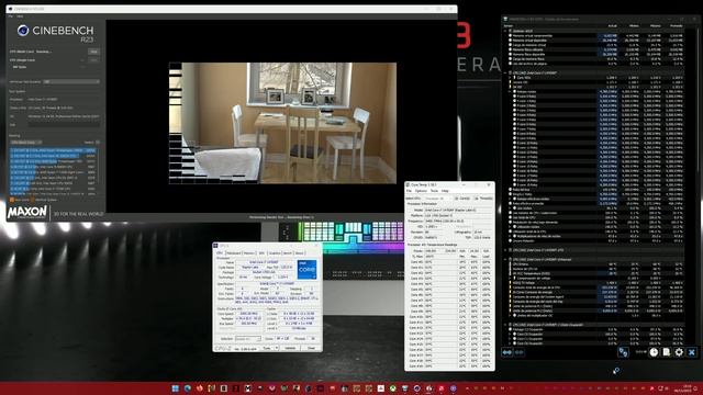 14700KF Undervolt Cinebench R23 Results And Temps