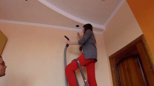 Как легко заменить маленькие встраиваемые светильники на светильники GX53 в потолке из гипсокартона