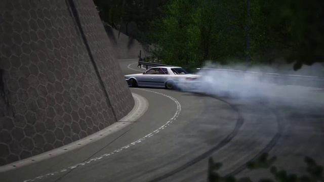 【assetto corsa】LAUREL c33 八方ヶ原 смотреть онлайн