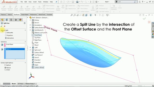 Exercise 63: How to make 'Textured Hand Grip' in Solidworks 2018 смотреть онлайн