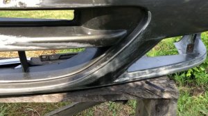 Запаял все сколы и трещины бампера (5.06.2022)