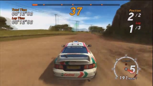 Sega Rally: Online Arcade | 1994 Desert Map смотреть онлайн