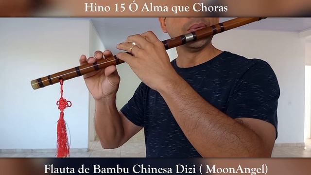 HINO 15 Ó ALMA QUE CHORAS FLAUTA DE BAMBU DIZI (MoonAngel) #bambooflute #ccb #hinos смотреть онлайн