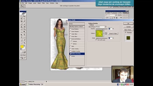 Photoshop, desen hazırlama, photosopda desen nasıl yapılır? смотреть онлайн