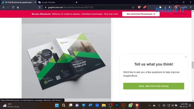 Bi-fold brochure design | Class 54 | part 1 смотреть онлайн