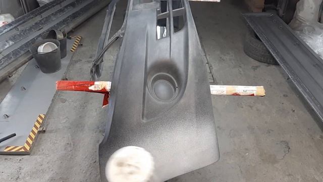 пескоструйная обработка бампера смотреть онлайн