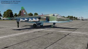 Штурмовик Су-25. ВКС России.
Рассматриваем на стоянке. Симулятор DCS World.