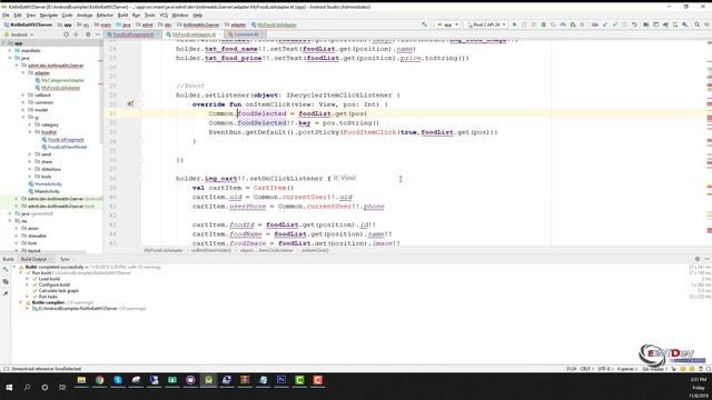 Kotlin Android Tutorial - New Eat It part 34 Server App Load Food List смотреть онлайн