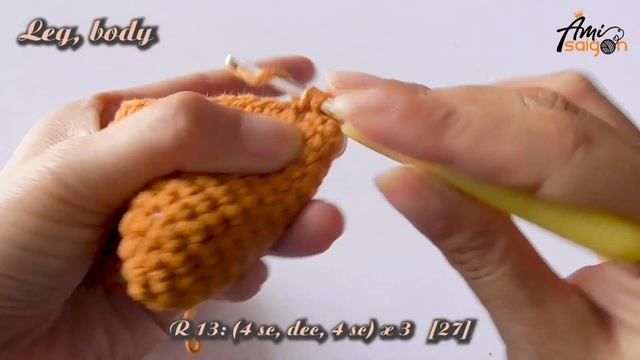 #480 | SKZOO Han Quokka  Amigurumi (2/4) | How To Crochet Animals Amigurumi | @AmiSaigon