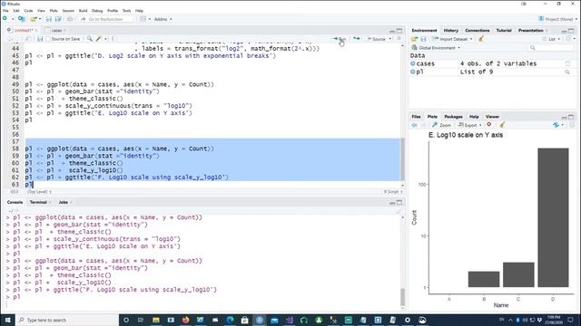 [R beginners] Do you know when to use LOG or LINEAR Scale in your plots? смотреть онлайн