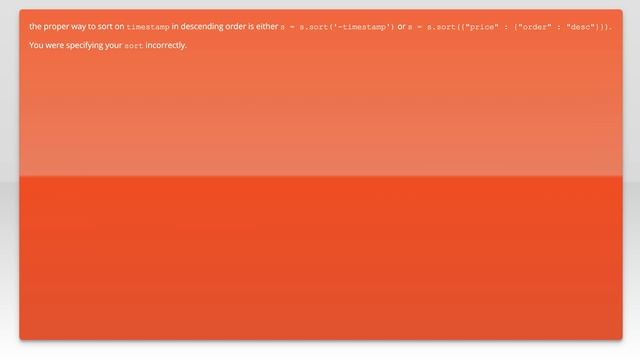 Elasticsearch-dsl sort, find last X entries смотреть онлайн