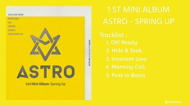 [FULL ALBUM] ASTRO(아스트로) - SPRING UP 1st MINI ALBUM