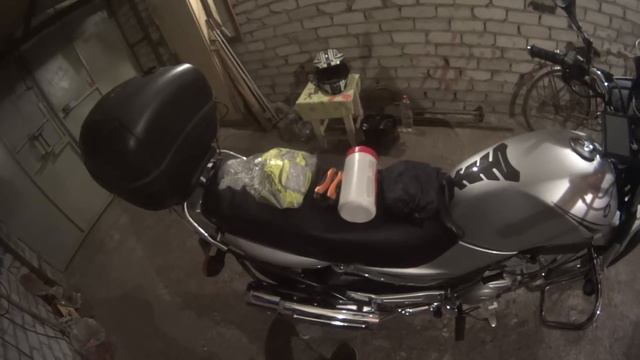 Подготовка мотоцикла Yamaha YBR-125 перед дальней поездкой в Крым смотреть онлайн