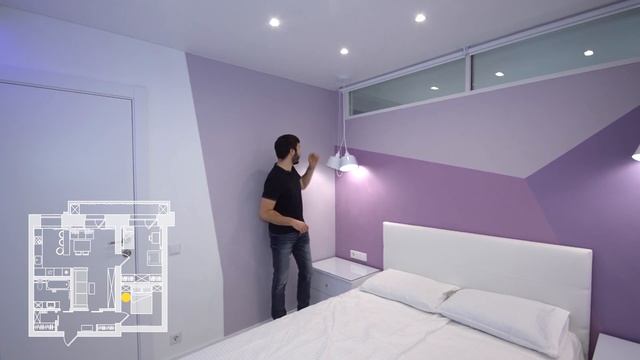 Как сделать из двушки трешку. Дизайн интерьера. Обзор квартиры. смотреть онлайн