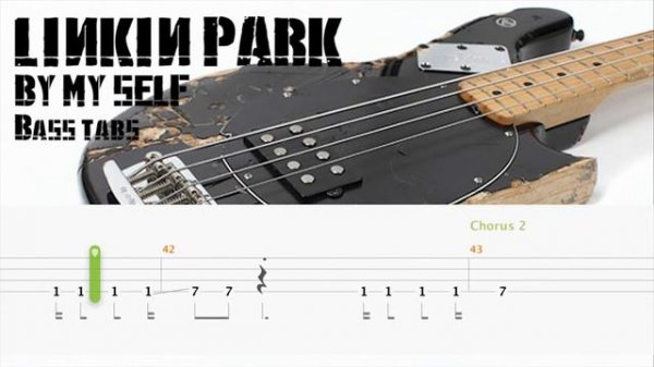 By Myself - Linkin Park (Bass tabs)