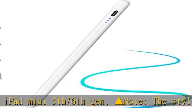 Cisteen Pro Pencil for iPad(2022-2018) with Led Indicators,Tilt Sensor Palm Rejection Stylus Pen fo