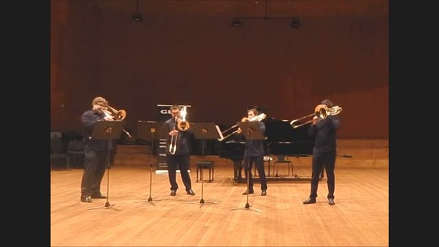 Frank Sinatra songs suite arr. A Skobelev for trombone quartet смотреть онлайн