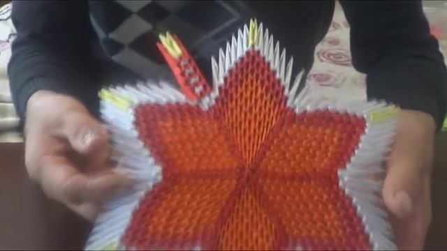 Модульное оригами ( ваза - конфетница) смотреть онлайн