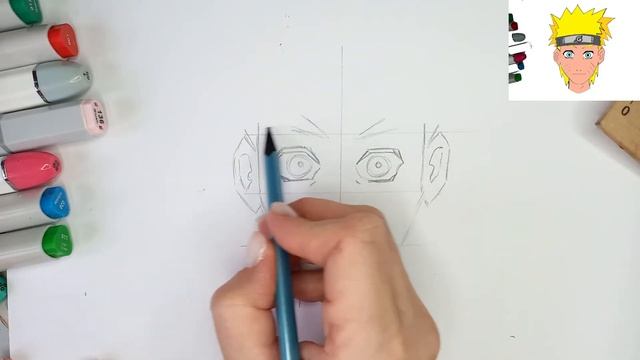 Как легко поэтапно нарисовать Наруто за 5 минут. Простые уроки для детей и начинающих художников смотреть онлайн