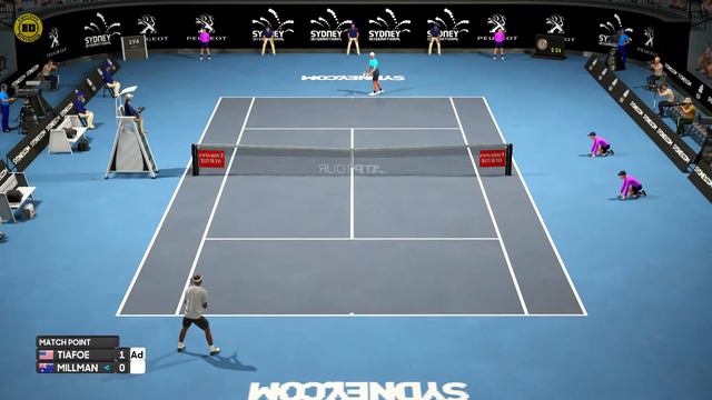 Frances Tiafoe vs John Millman - AO Tennis смотреть онлайн