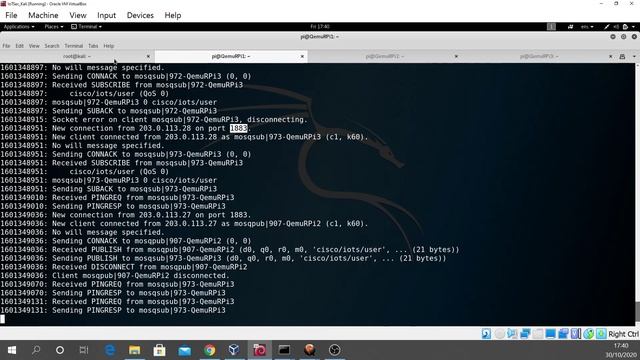 Lab 5.1.3.7 Hacking MQTT смотреть онлайн