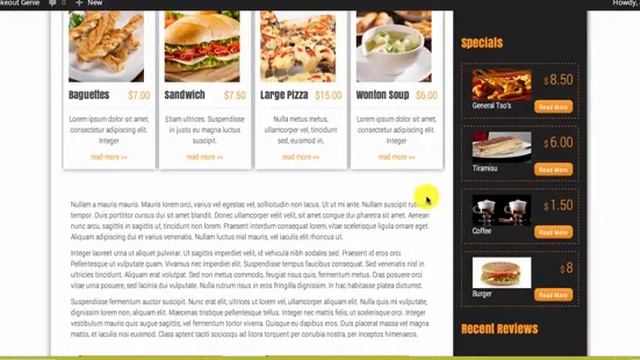 Takeout Genie WordPress theme Restaurant Menu setup смотреть онлайн