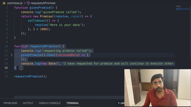 Javascript Promise, Async, Await by Gourav смотреть онлайн