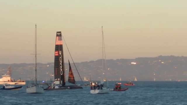 America's Cup - US Oracle Spithill wins Match Race Final смотреть онлайн