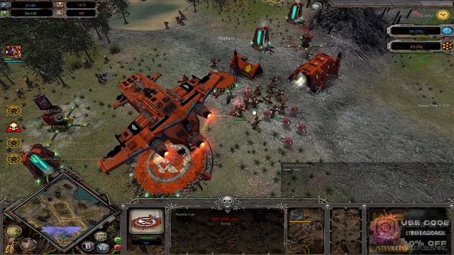 Dawn of War Soulstorm 1 v 1 Chaos Space Marines (Jonne) vs Space Marines (MARS) смотреть онлайн