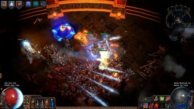No Snapshot Solo Lvl 68 Summoner Witch (Merciless) Piety Battle - Path of Exile смотреть онлайн