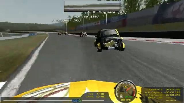 Evento pre-campionato in pista Fiat 695 Abarth Team RfactorDrivers Varano смотреть онлайн