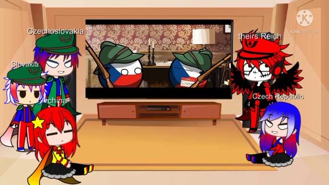 countryhumans react to Czechoslovakia plus 105°C gacha club смотреть онлайн