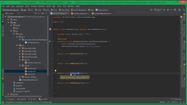 Android: Урок 16. Логирование в Android смотреть онлайн