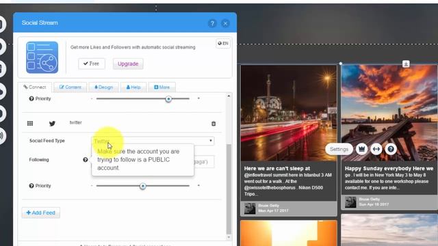 Adding Social Media Streams in Wix - Wix Website Tutorial - Wix Tutorials For Beginners 2017 смотреть онлайн