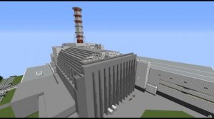 СТРОИТЕЛЬСТВО САРКОФАГА НА ВЗОРВАННЫМ РЕАКТОРОМ РБМК-1000 НА КАРТЕ ЧАЭС В МАЙНКРАФТЕ