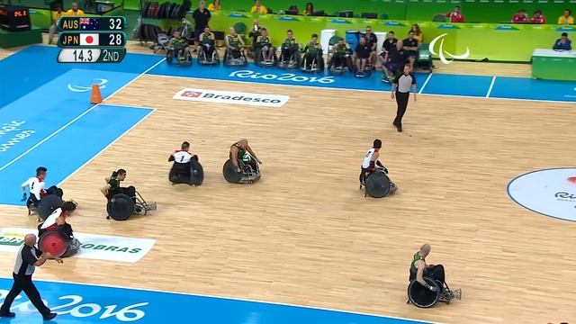 Day 10 evening | Wheelchair Rugby highlights | Rio 2016 Paralympic Games смотреть онлайн