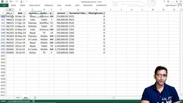 Advanced Excel for Auditors - Missing Invoices | Learn Microsoft Excel with CA Rajat Agrawal смотреть онлайн