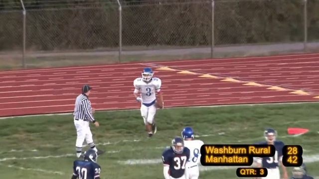 Washburn Rural at Manhattan (freshman football). 10-20-11. смотреть онлайн
