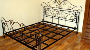 Красивая кровать из металла, конструкция, дизайн, как сделать