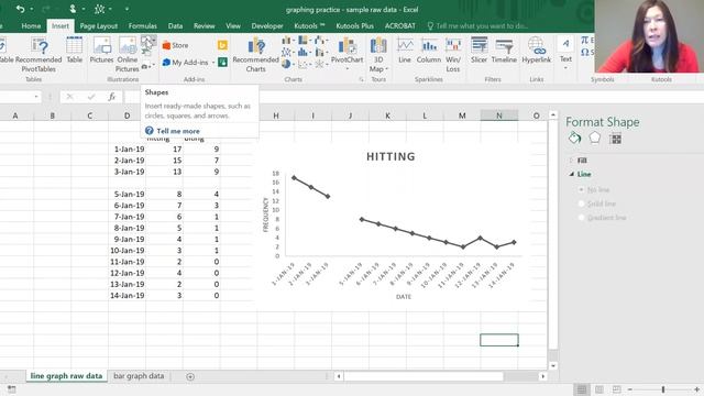 Basic ABA line graph in excel - How to смотреть онлайн