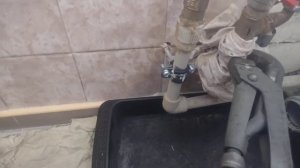 Расскажу, как снять вентиль с муфты на полипропиленовой трубе