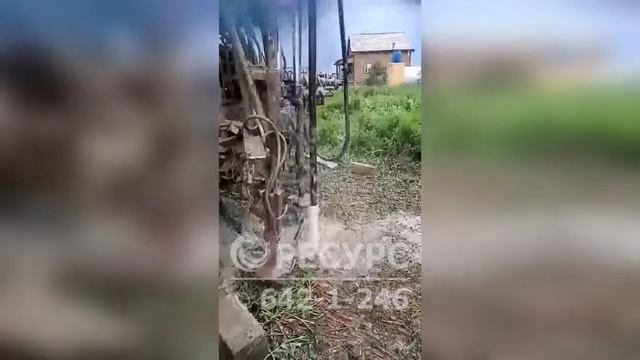 Бурение скважины в деревне Вайя Гатчинского района смотреть онлайн