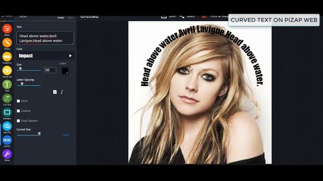 piZap's Quick Photo Editing Tutorial: Curved Text on piZap Web смотреть онлайн