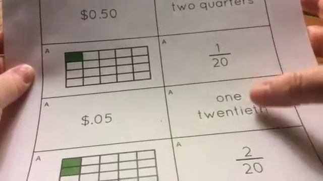 Fraction and Decimal Game Cards смотреть онлайн